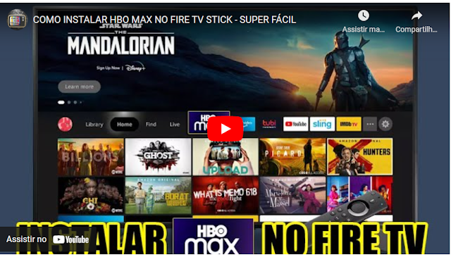 Como Iinstalar HBO MAX no Fire TV Stick