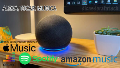 Escolher seu tocador de musica preferido na sua Alexa
