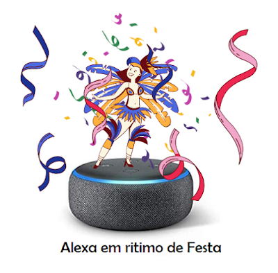 Alexa no ritimo de Festa Alexa