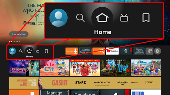 Fire TV é atualizado com novos ícones